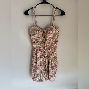 Floral Button-Down Dress